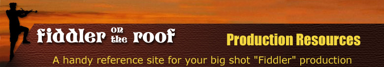 Fiddler on the Roof Production Resources
